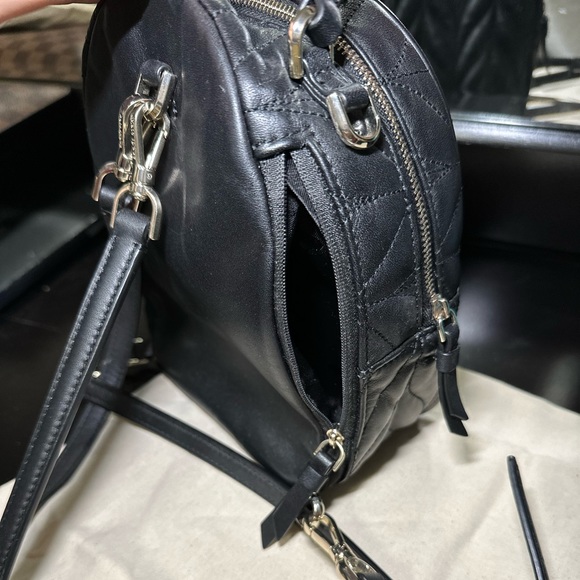 kate spade backpack purse lane quilted mini New York Briar Convertible Crossbody Or Top Handle Size 7.9H X 6.7W X 3.7D Material Velvet Lining Backpack Kate Spade Watson Lane